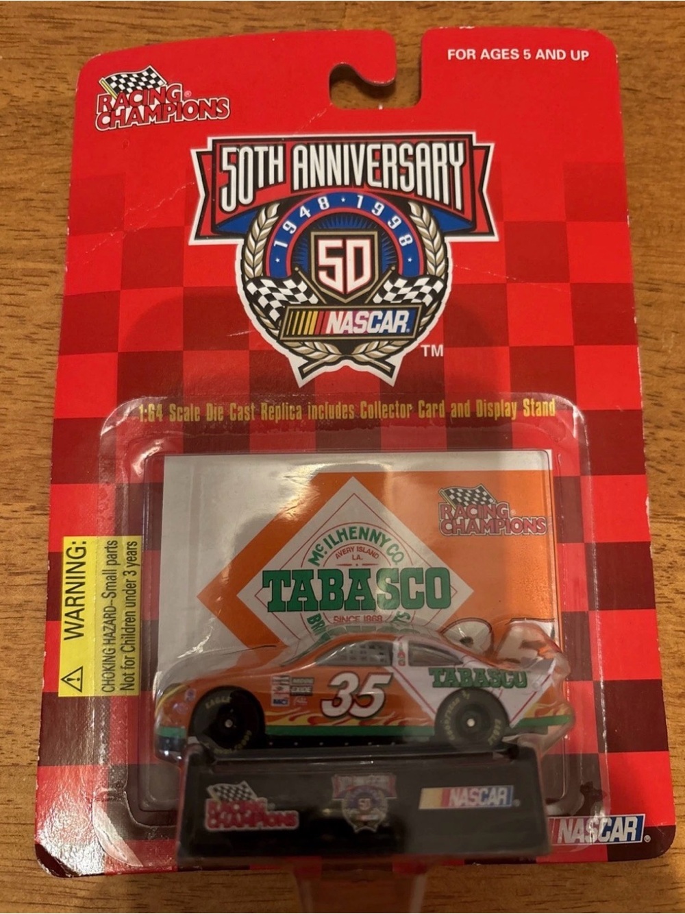 New 1998 Racing Champions 1:64 Car Todd Bodine Tabasco Fiasco Pontiac Grand Prix